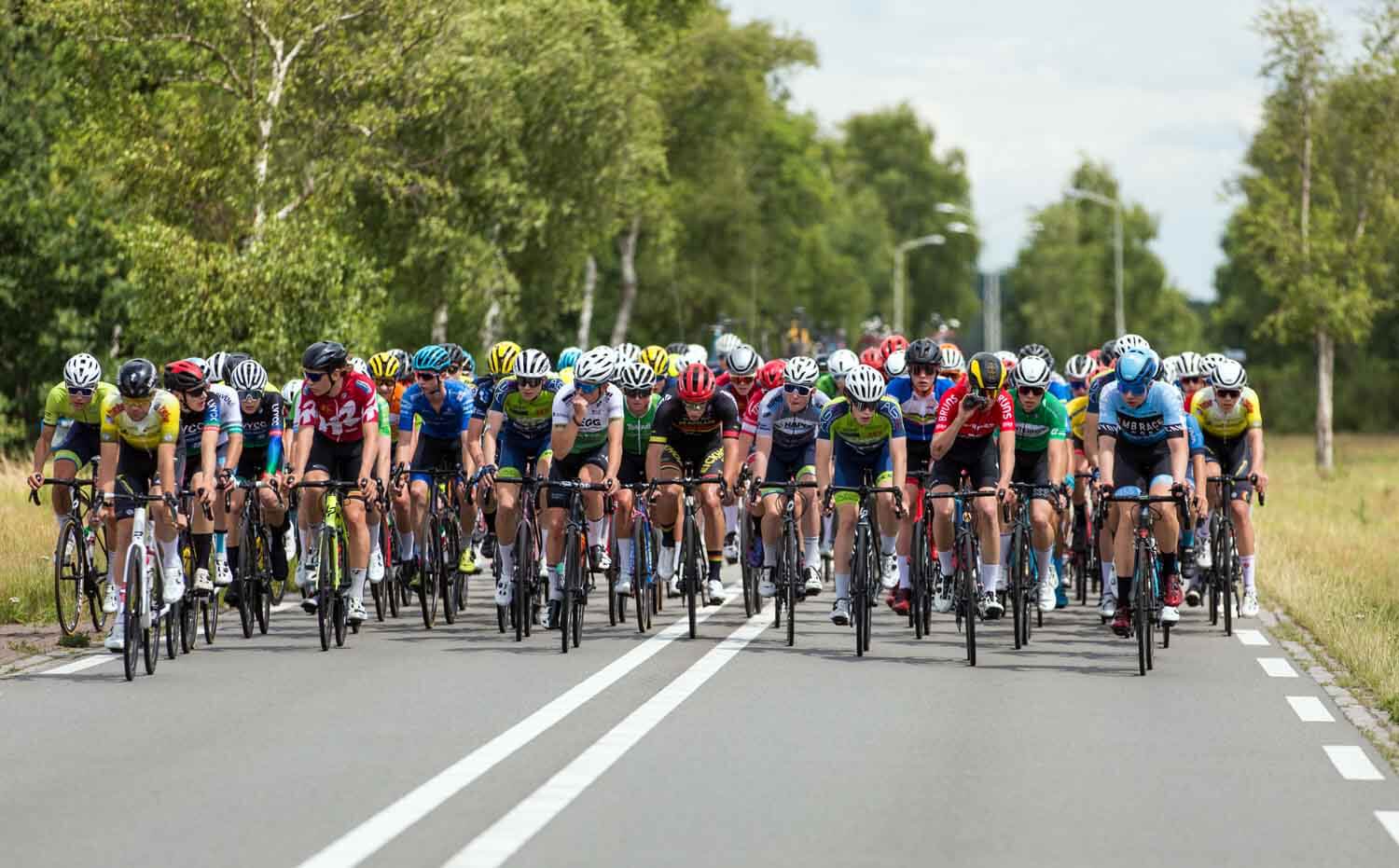 Bei seiner ersten internationalen Rundfahrt bestätigte der Werner Fabian Peplau seine gute Form. Foto: RSC