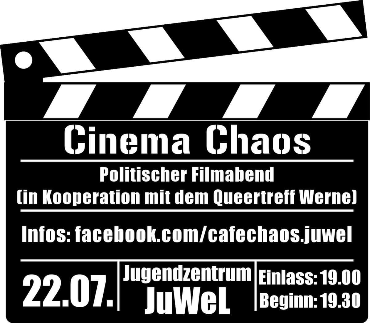 Im Café Chaos wird am Freitag ein Überraschungsfilm gezeigt. Foto: Privat
