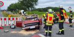 In der Kurve Mühlenstraße/Kiwitzheideweg ereignete sich ein schwerer Verkehrsunfall. Foto: Feuerwehr Werne