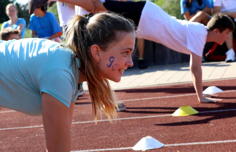 Hitziger Neustart des Sportfestes am Gymnasium St. Christophorus