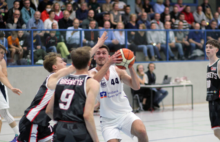 Janne Bromisch war mit 24 Punkten bester Scorer der LippeBaskets in Telgte. Foto: Wagner