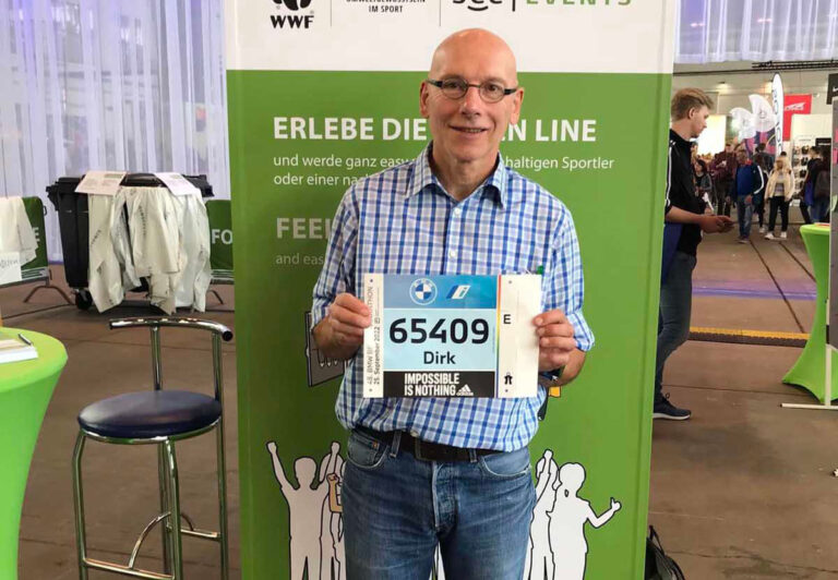 Ratsmitglied Dirk Pohl war beim Berlin-Marathon 2022 am Start. Foto: privat