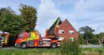 Die Feuerwehr Werne eilte am Sonntagmorgen zu einem Kaminbrand im Nierstenholz. Foto: Feuerwehr Werne