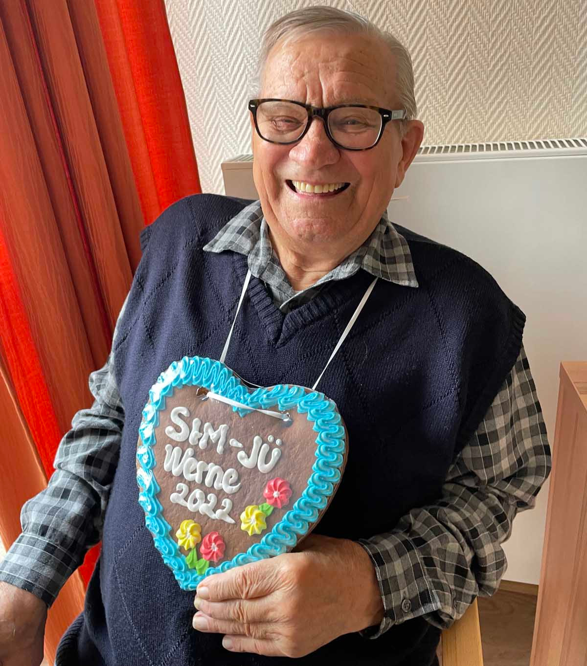Mit einem Video gratulierten die ehemaligen Handballer Paul Rennhack zum 95. Geburtstag. Foto: privat