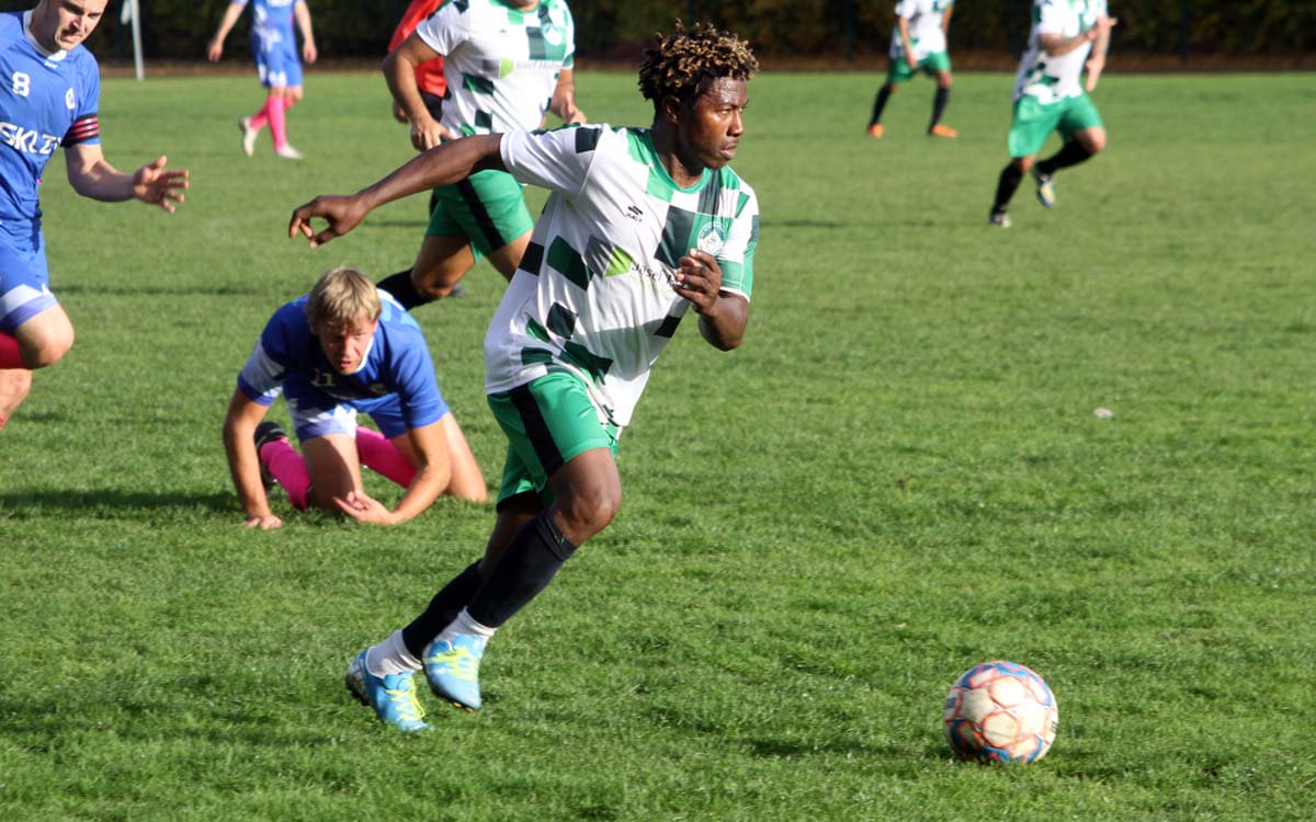 Aboubacar Sidiki Sylla erzielte drei Tore für den SV Stockum in Herringen. Foto: Wagner