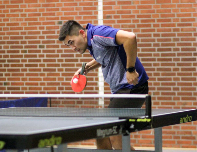 Nur Tim Bußkamp punktete für den TTC Werne bei der klaren Heimniederlage gegen Erkenschwick. Foto: Wagner