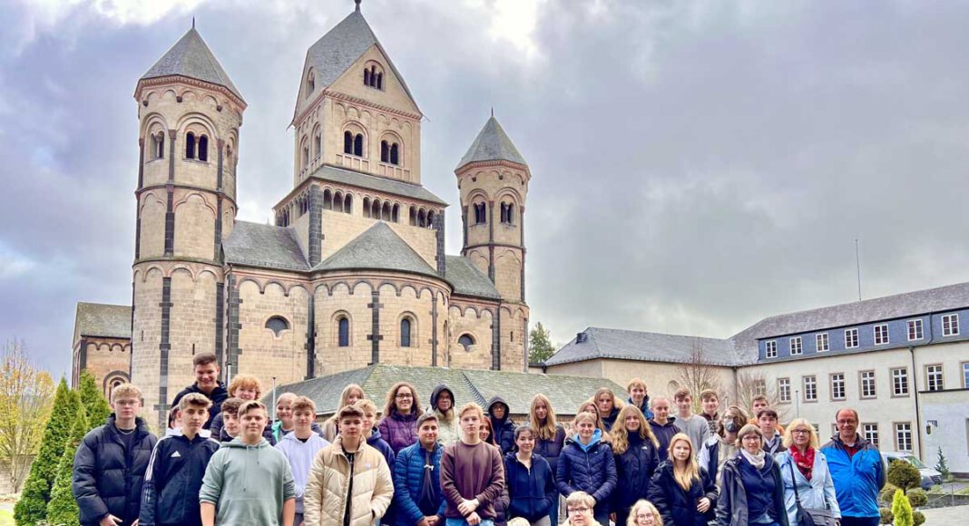 Auf Erkundungstour in der alten römischen Stadt Trier begaben sich die Lateinklassen des Anne-Frank-Gymnasiums. Foto: privat