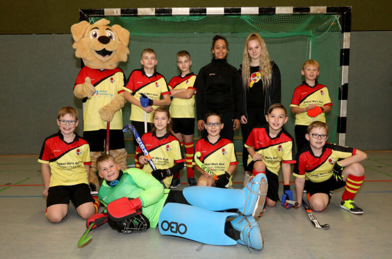 Hockey Uniteds Nachwuchs ging als krasser Außenseiter ins Lokalderby, verkaufte sich beim 1:3 gegen den TV Werne teuer. Foto: Volkmer