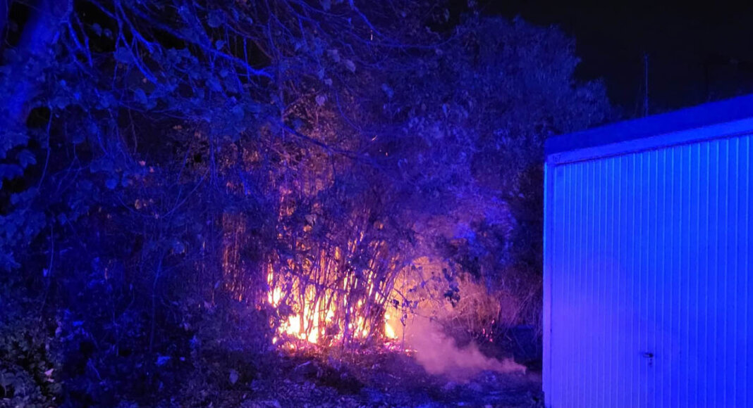 Die Feuerwehr hatte den Brand schnell unter Kontrolle. Foto: Feuerwehr Werne