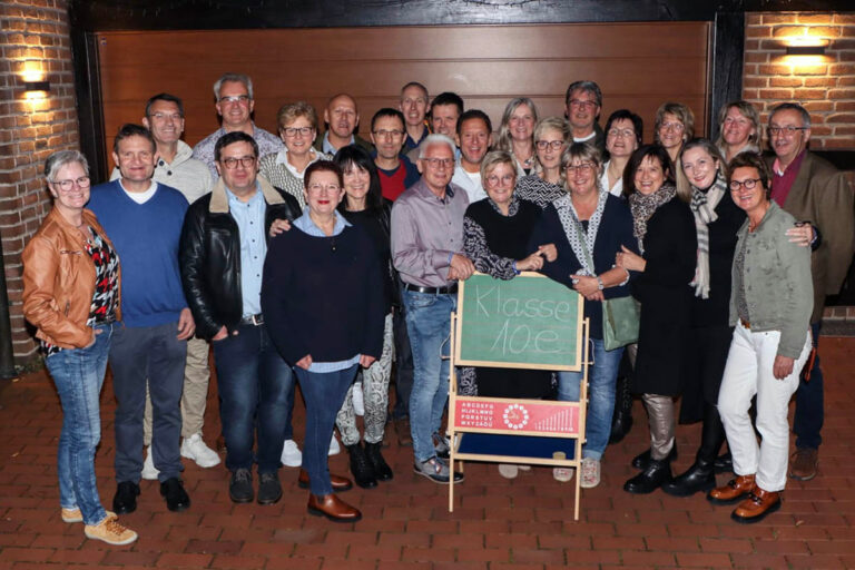 Viel Spaß hatten die ehemaligen Realschüler/innen beim Wiedersehen in Werne. Foto: privat