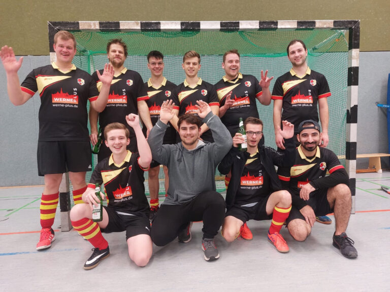 Verhaltene Freude herrschte bei Hockey United nach der kämpferisch überzeugenden Leistung gegen den Aufstiegsfavoriten VfB Hüls II. Foto: Wagner
