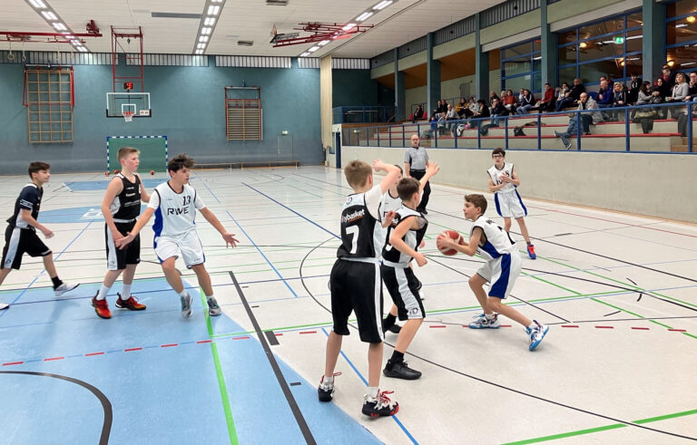 Die U14 der LippeBaskets zeigte eine ansprechende Leistung gegen Recklinghausen. Foto: privat