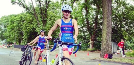 Das Radfahren gehört inzwischen zu den Lieblingsdisziplinen der gelernten Schwimmerin Tatjana Kortmann. Foto: privat