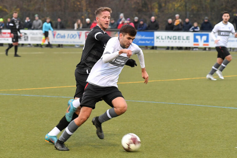 So dynamisch wird man Leon Becker lange Zeit nicht mehr sehen. Der Mittelfeldspieler des Werner SC verletzte sich im Training am Schlüsselbein und fällt lange aus. Archivfoto: MSW