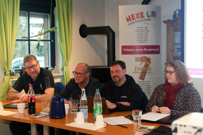 Während der Mitgliederversammlung der Freilichtbühne standen neben Wahlen auch die Planungen für die kommende Spielzeit auf dem Programm. Foto: Isabel Schütte