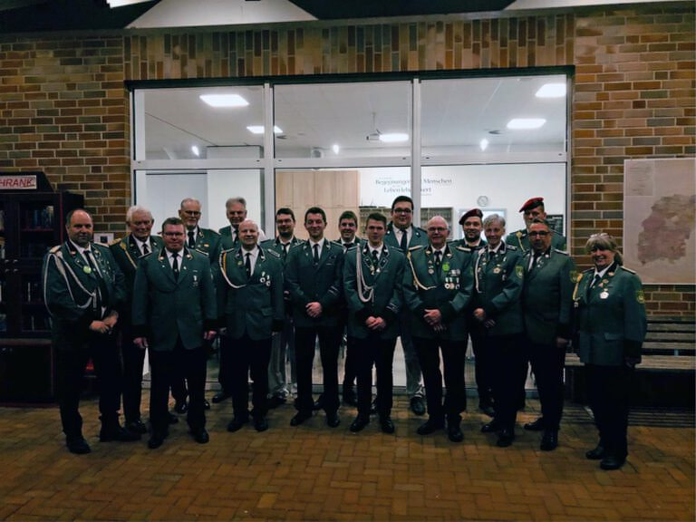 Das nahende Schützenfest war Thema beim Schützenverein St. Hubertus Horst und Wessel. Foto: Thomas Hagenkötter