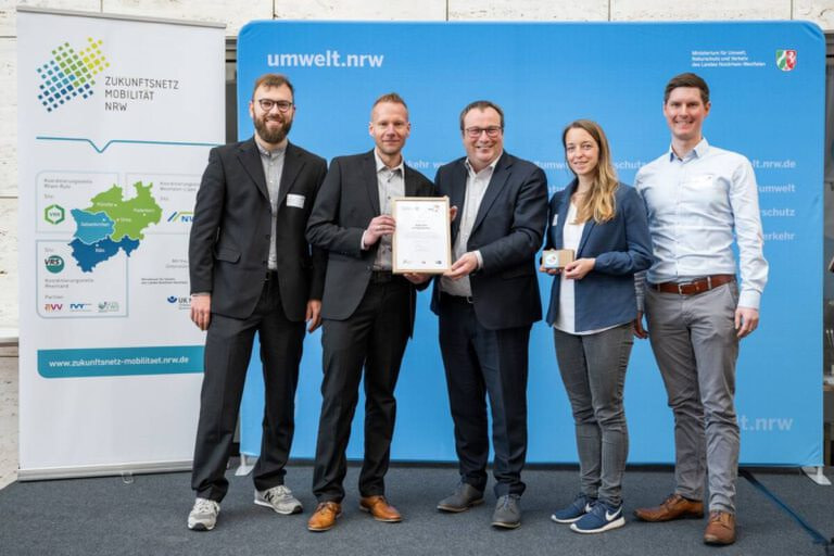 Werne und Selm sind im Landeswettbewerb ways2work in die zweite Stufe gerückt. NRW-Minister Oliver Krischer gibt Förderzusage. Foto: Stadt Werne