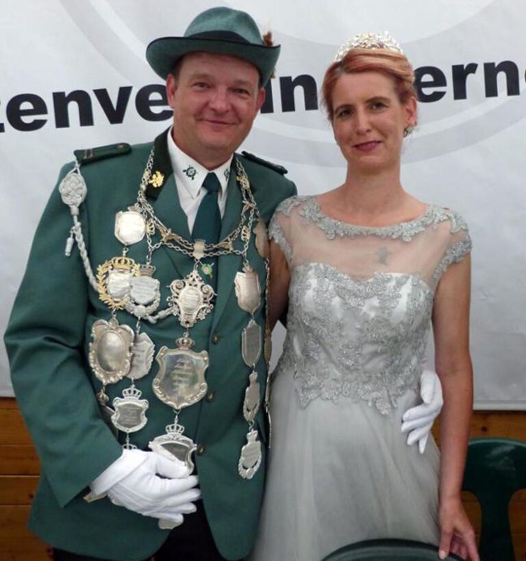 Melanie und Dirk Nolting sind das (noch) amtierende Königspaar der Werner Bürger-Schützen. Foto: privat