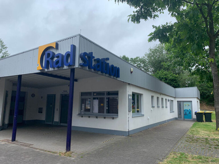 Die Radstation am Bahnhof in Werne wird modernisiert. Foto: Büro Thews