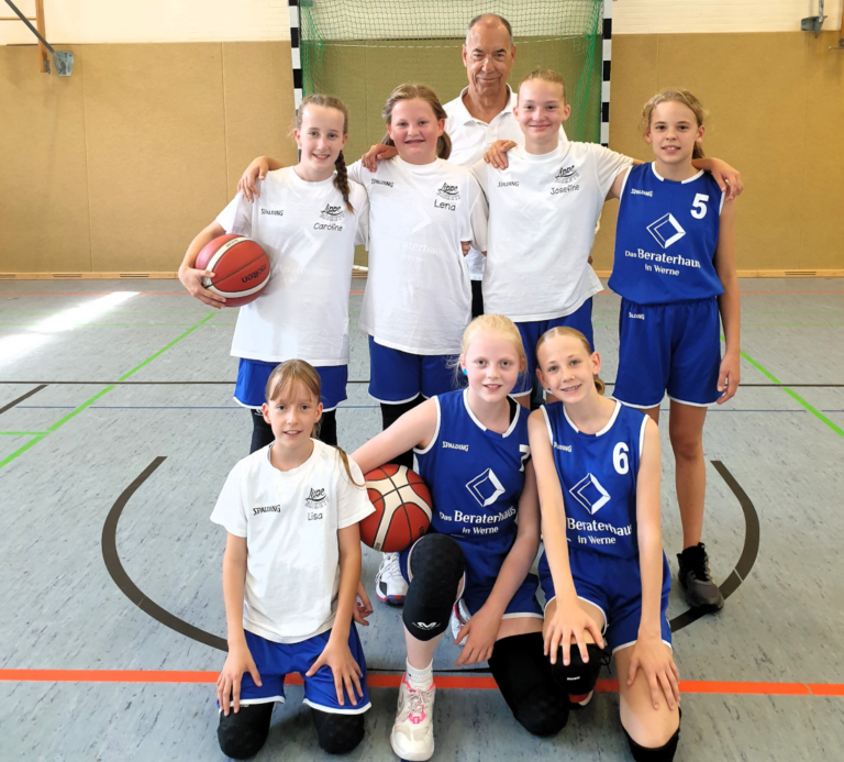 Toller Saisonstart in die 2. Regionalliga für die U14-Mädchen der LippeBaskets. Foto: Privat