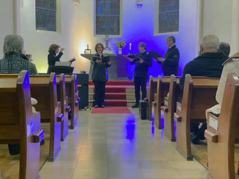 Das Jamulus-Quartett unterstützt den Evensong am 24. September in der Martin-Luther-Kirche. Foto: privat