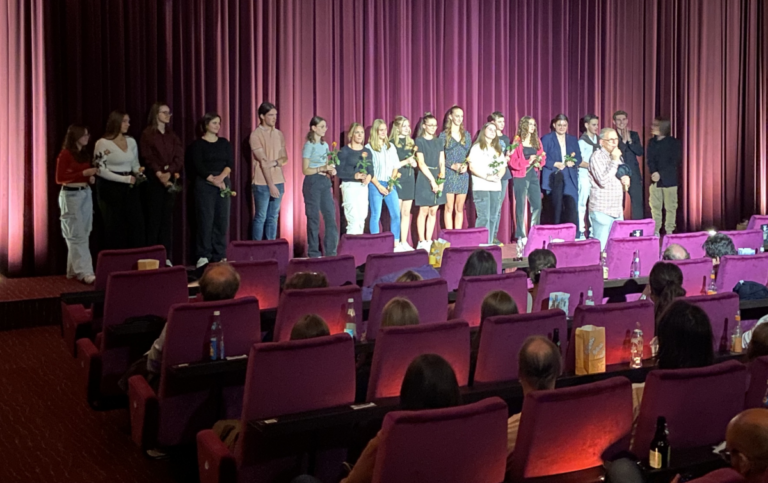 Das Kino-Publikum feierte das Film-Team von "Mein Sommer in Werne". Foto: Privat