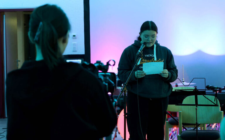 Ob Lyrik oder Musik - der Kreativität der Jugendlichen waren bei dem Projekt keine Grenzen gesetzt. Foto: Volkmer