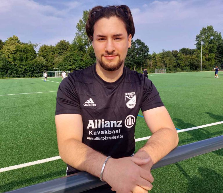 Burak Balci traf zum vorentscheidenden 2:0 für Eintracht Werne in Pelkum. Foto: Wagner