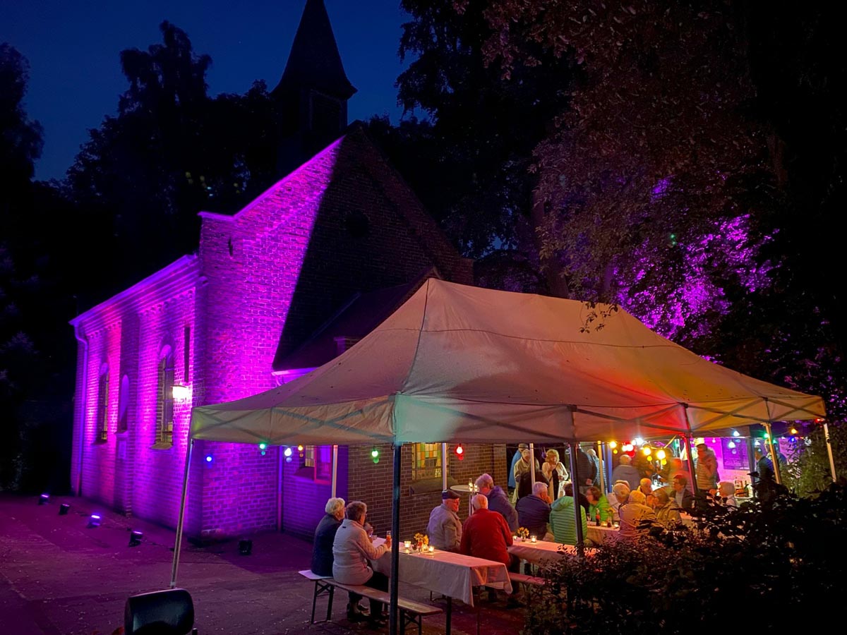 In der Rochus-Kapelle wurde das Erntedankfest gefeiert. Foto: privat