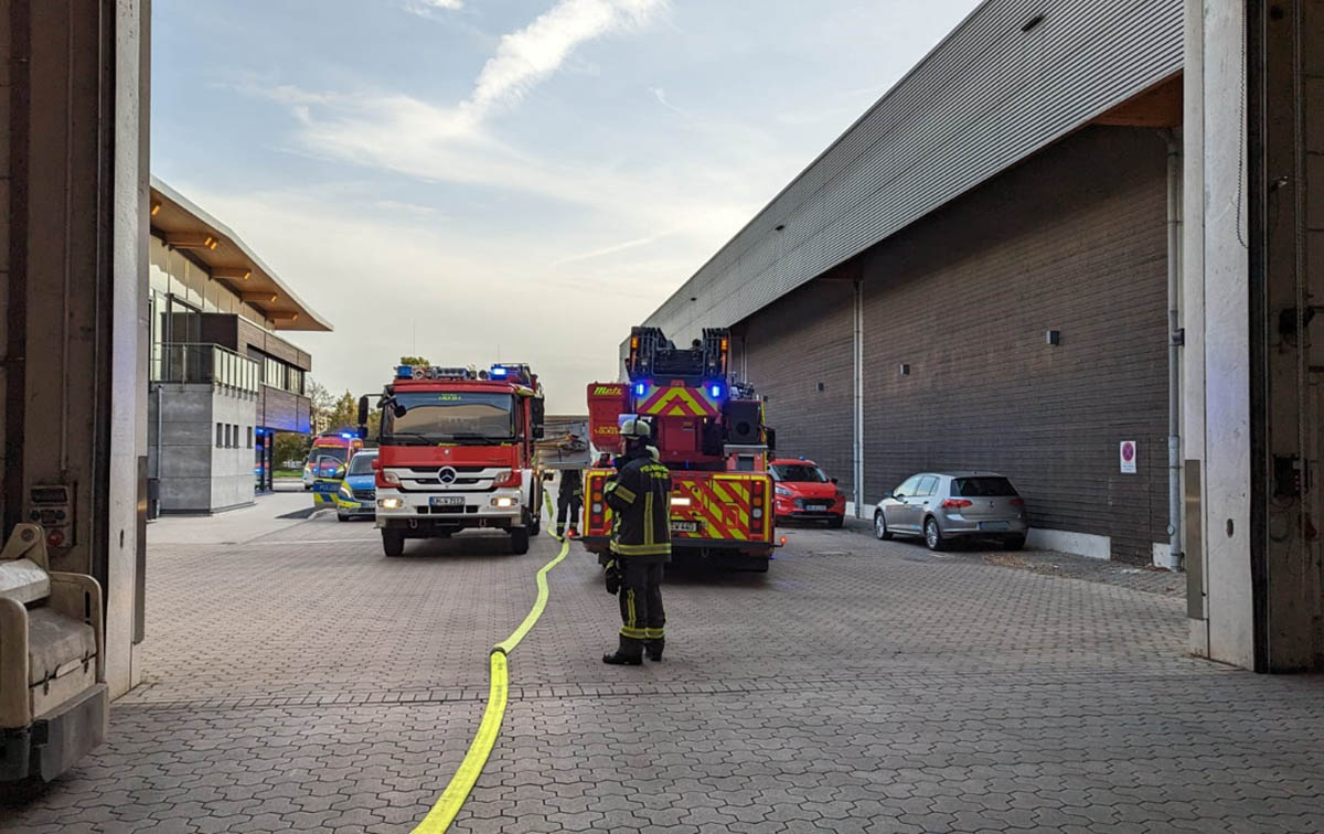 Die Feuerwehr wurde am Mittwochnachmittag zur Butenlandwehr alarmiert. Dort hatte in einem Betrieb die Brandmeldeanlage ausgelöst. Foto: Feuerwehr Werne
