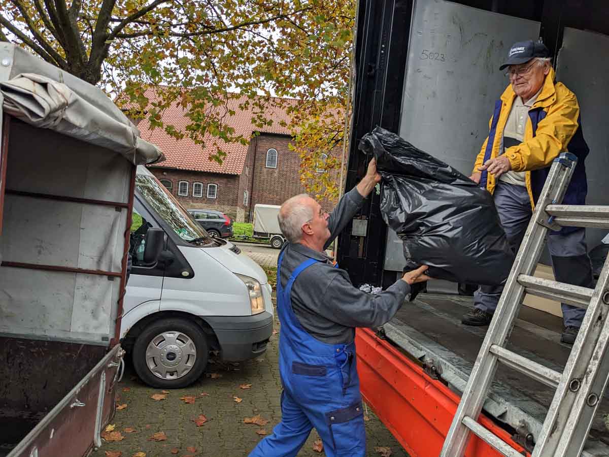 Die Kleidersammlung der KAB Werne brachte ein sehr gutes Ergebnis. Foto: privat