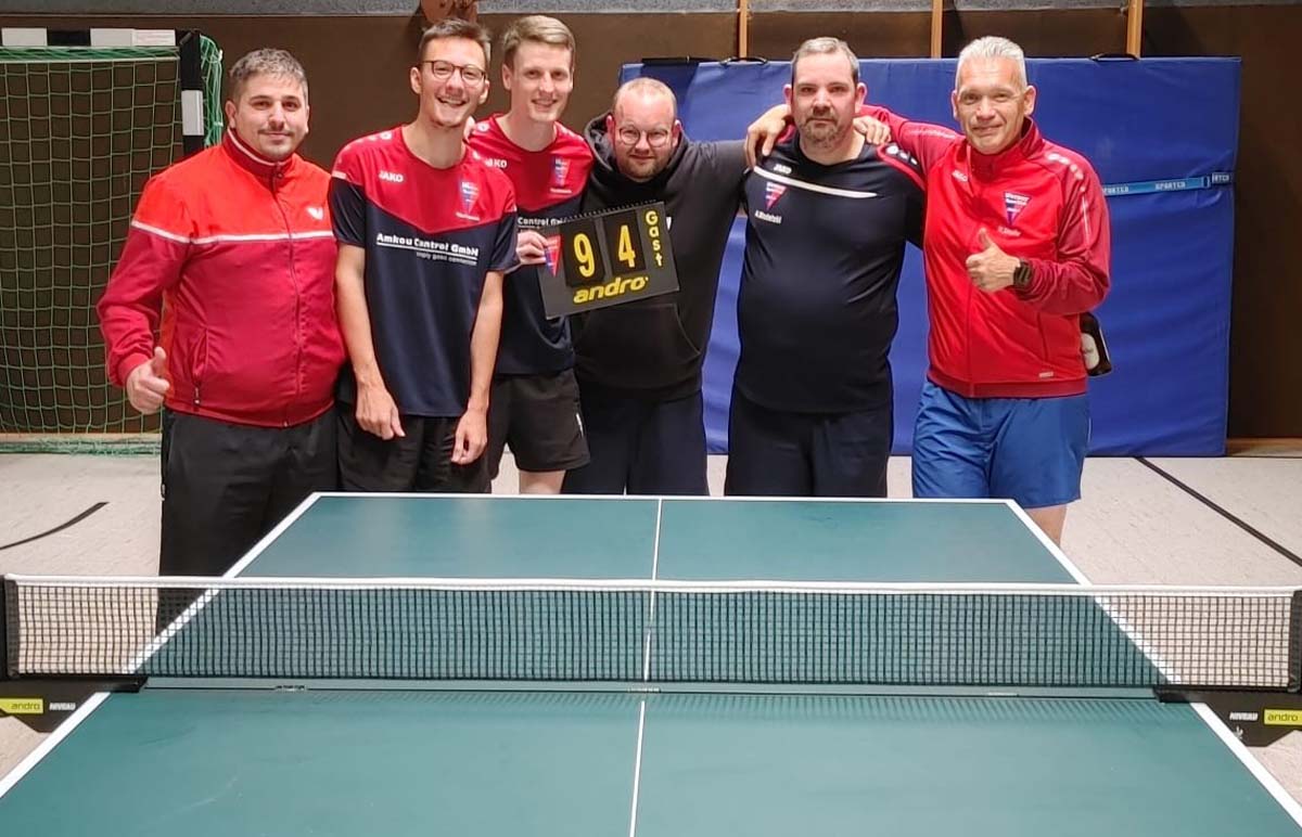 Der WSC mit (von links) Lino de Almeida, Luca Bröcker, Moritz Overhage, Matthias Holtmann, Andre Wodetzki und Renee Bieder setzte sich gegen Bönen durch. Foto: privat