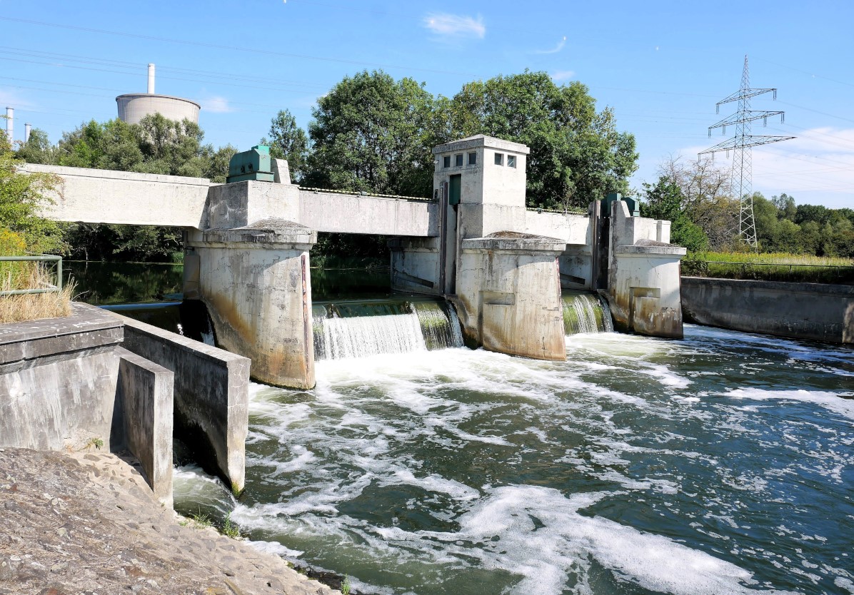 Das Lippewehr in Stockum soll durch ein hochmodernes Wasserkraftwerk mit fischfreundlicher Turbine ersetzt werden. Archivfoto: Gaby Brüggemann