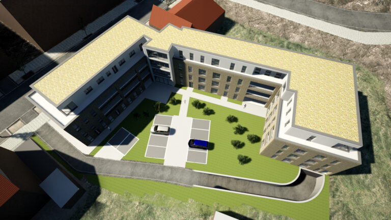 Erste Ideen für das Wohnerlebnis "Alte Post" stellte Architekt Lotahr Steinhoff im Fachausschuss präsentiert. Abb. (2): Steinhoff Architekten