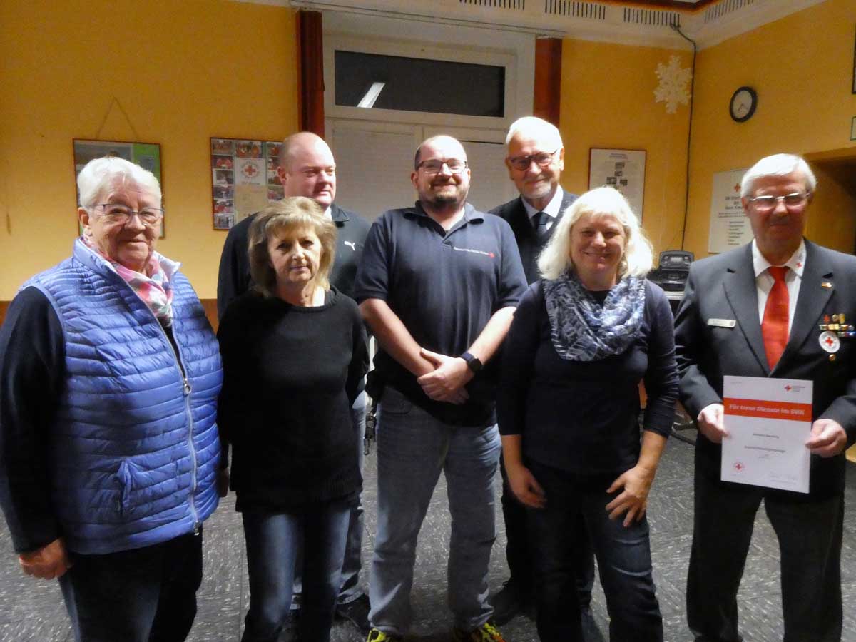 Ehrungen fanden im Rahmen der DRK-Mitgliederversammlung auch statt. Foto: privat