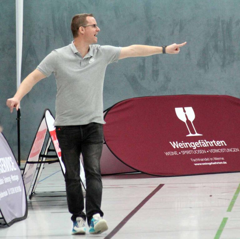 LBW-Trainer Christoph Henke konnte sehr zufrieden mit dem Auftritt seiner Mannschaft sein. Foto: Timo Wagner