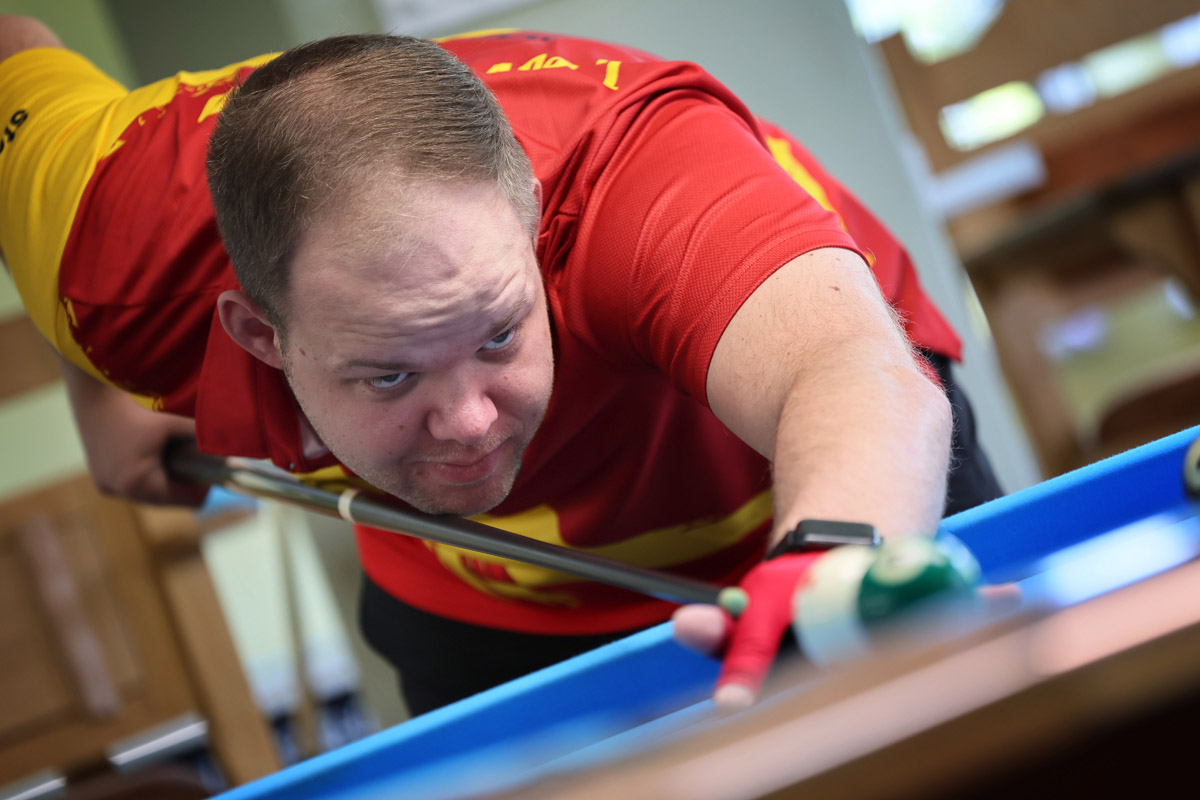 Hendrik Piepke war im Achterball nicht zu schlagen. Foto: PBV