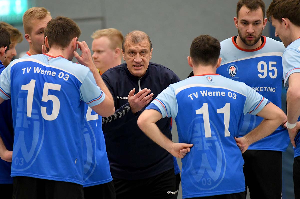 Nach der Saison ist Schluss für Axel Taudien als Trainer des TV Werne. Foto: MSW