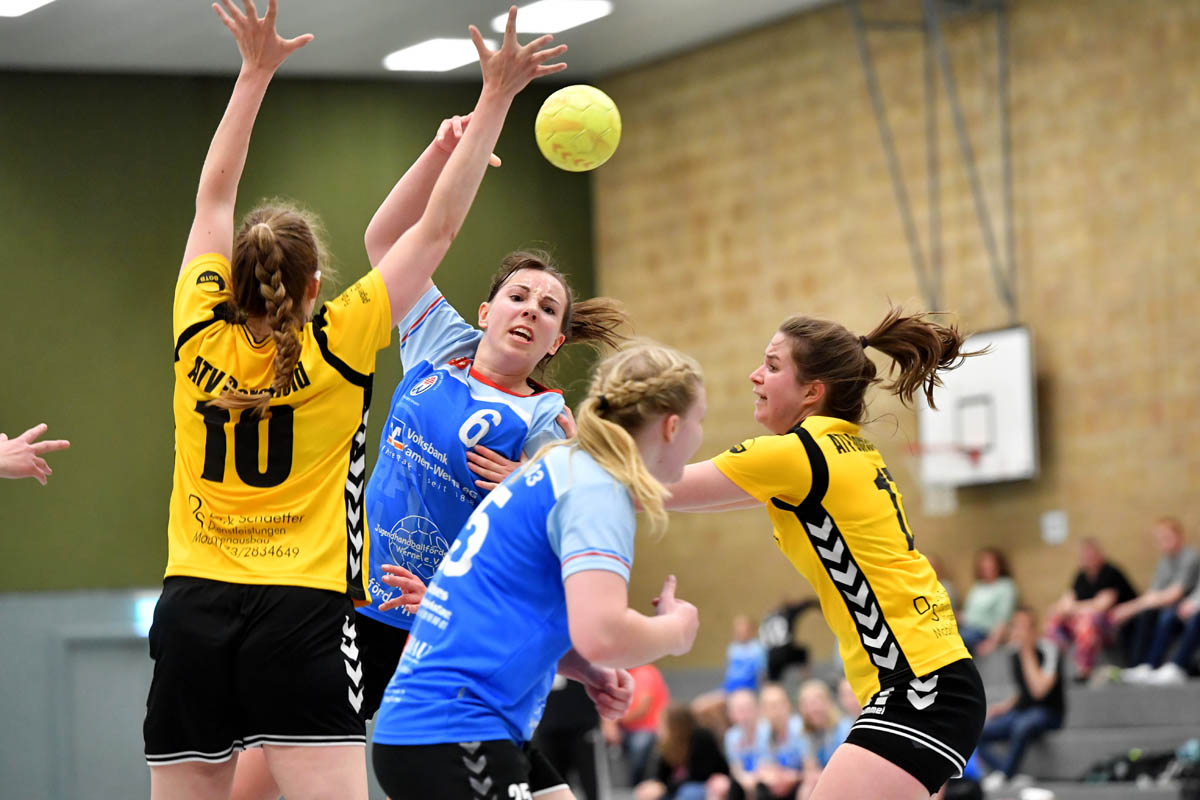 Im letzten Spiel des Jahres unterlagen Anne Klostermann und die Handballdamen des TV Werne beim VfL Brambauer. Archivfoto: MSW