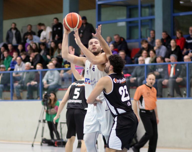 Jonah Bredt war in der entscheidenden Phase einer der treffsichersten Spieler der LippeBaskets Werne. Foto: Wagner