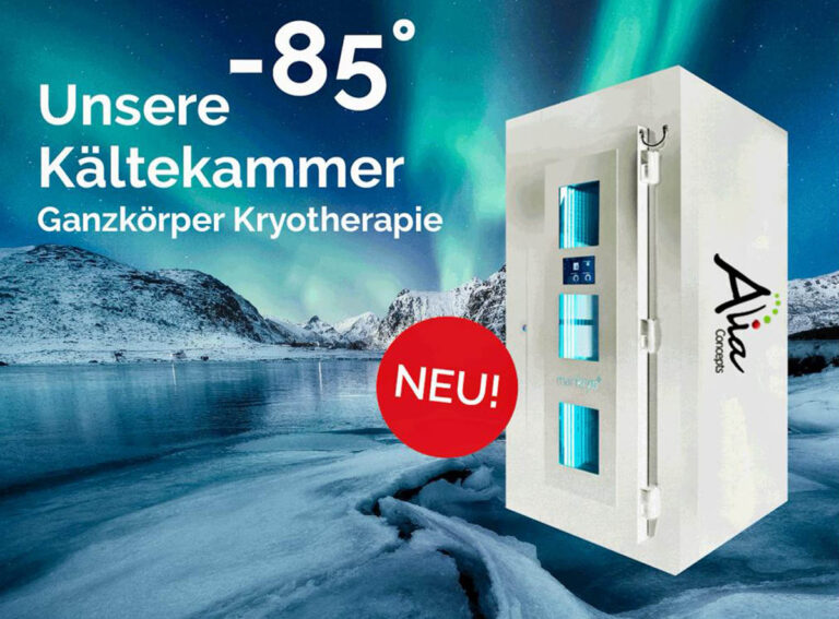 Am Freitag (26. Januar) startet Alia Concepts mit einer drei- bis fünfminütigen Ganzkörperbehandlung in einer Kältekammer von minus 85 Grad. Foto: privat