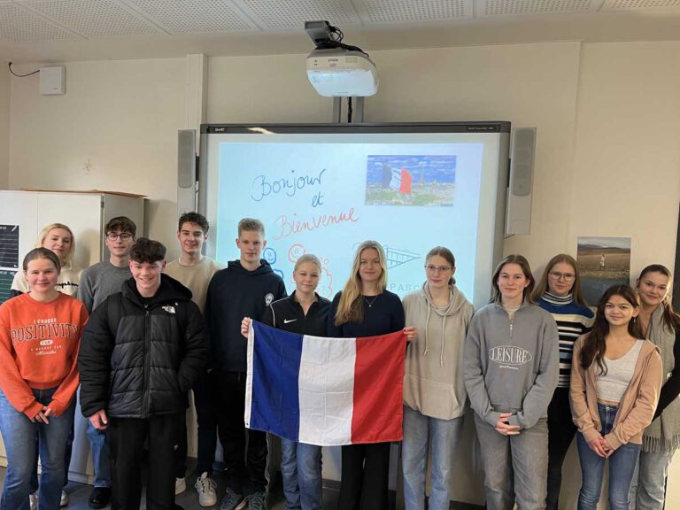 Die "deutsch-französische Woche" wurde Ende Januar am Anne-Frank-Gymnasium begangen. Foto: privat
