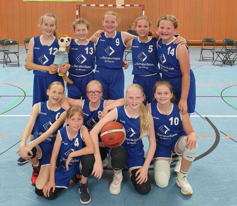 Die Basketball-Mädchen aus Werne eilen von Erfolg zu Erfolg. Foto: privat
