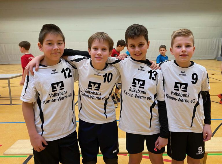 Das Bild zeigt die U12 (v.l.): Jonas Hörstrup, Peter von Frantzius, Felix Effgen und Tom Köhling. Foto: privat