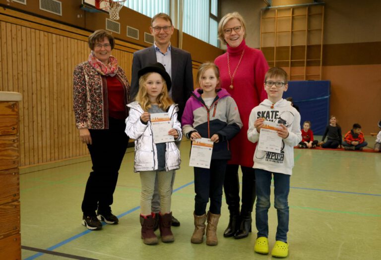 Verleihung der Sportabzeichen an der Wiehagenschule