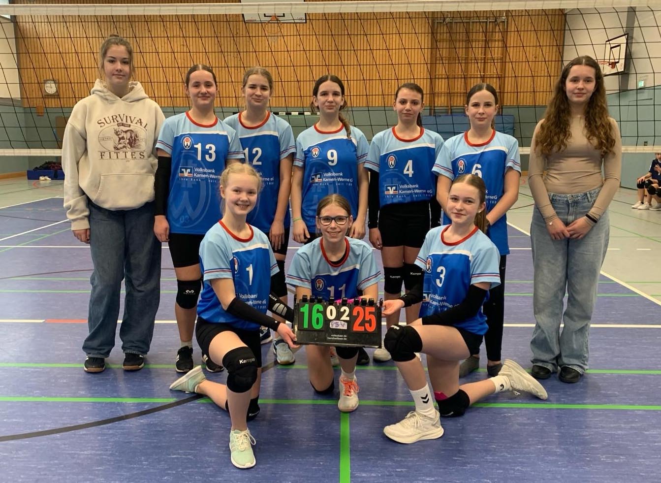 Die U14-Juniorinnen des TV Werne bleiben in der Erfolgsspur. Foto: privat