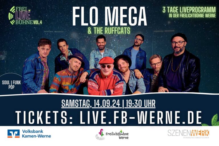 Der Topact der FreiLIVEBühne 2024 am Samstagabend steht fest: Flo Mega kommt nach Werne. Foto: privat