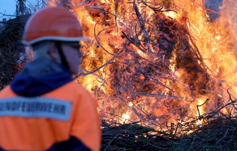 Nach neuer Verordnung: Weniger Osterfeuer brennen in Werne