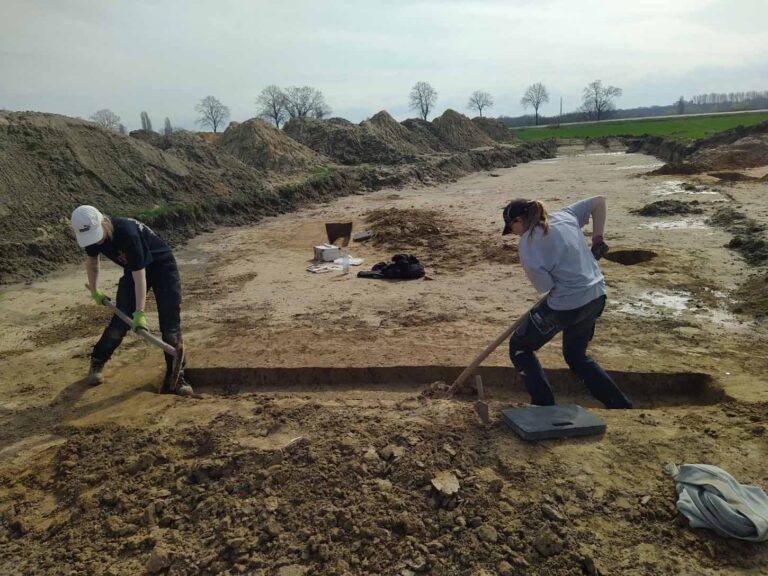 Momentan sind die archäologischen Grabungen noch in vollem Gange. Foto: LWL/E. Cichy