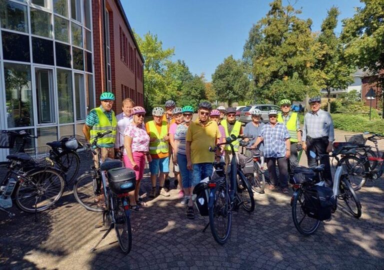 Der Heimatverein war 2023 oft mit dem Rad unterwegs. Foto: privat